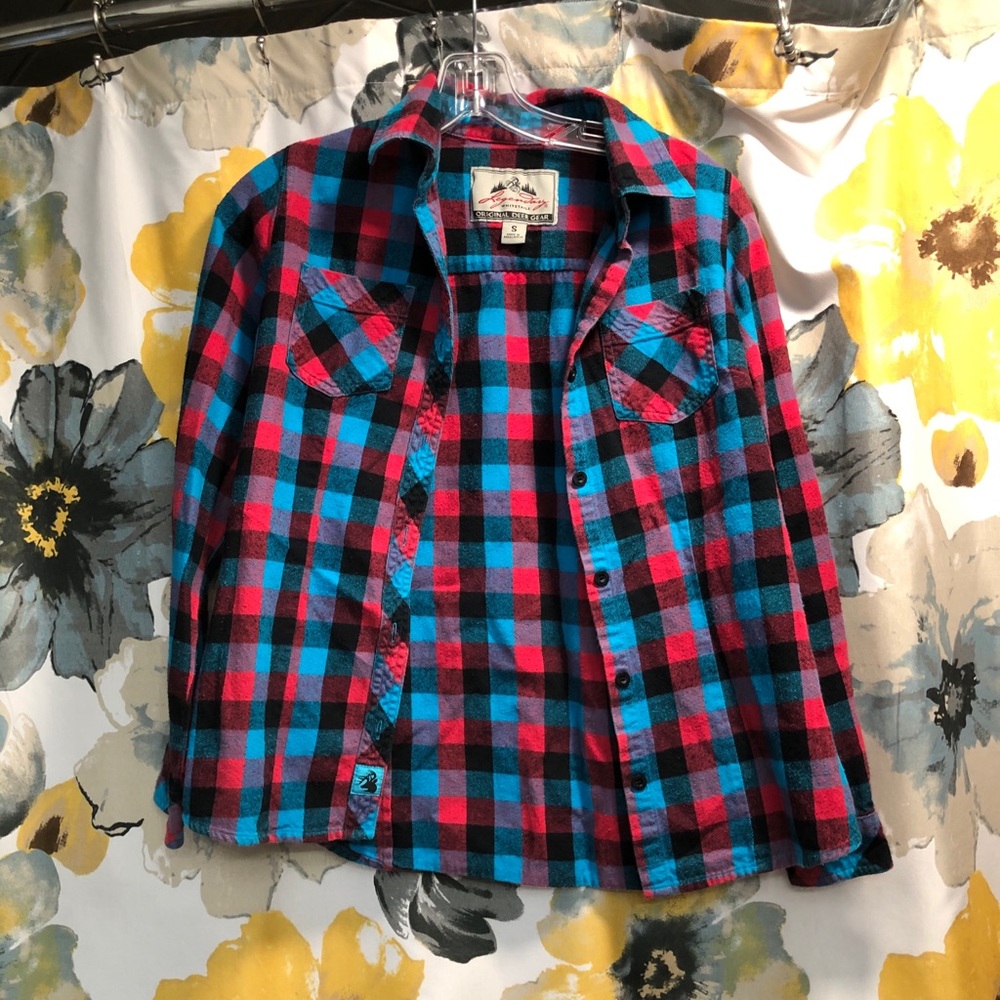 Pink and Blue Flannel